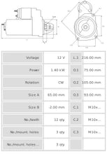 Carregar imagem no visualizador da galeria, Motor de arranque S5044SR
