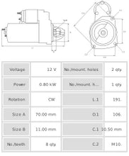 Cargar imagen en el visor de la galería, Motor de arranque S2072S
