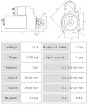 Cargar imagen en el visor de la galería, Motor de arranque S5216
