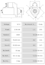 Cargar imagen en el visor de la galería, Motor de Arranque S0090
